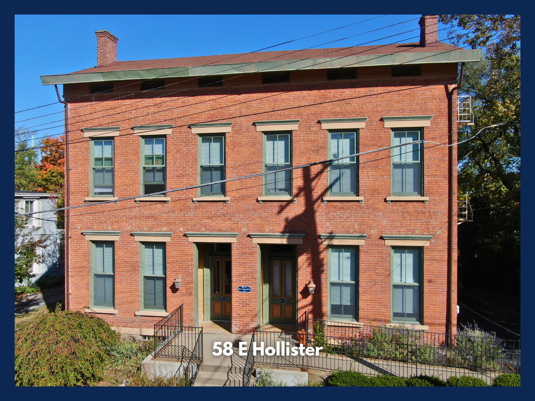 Exterior view of 58 E Hollister