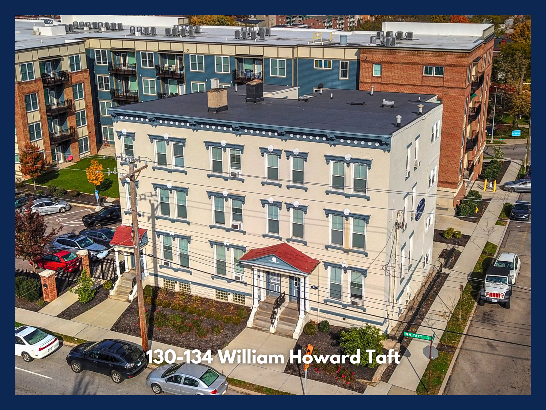Exterior view of 130-134 William Howard Taft