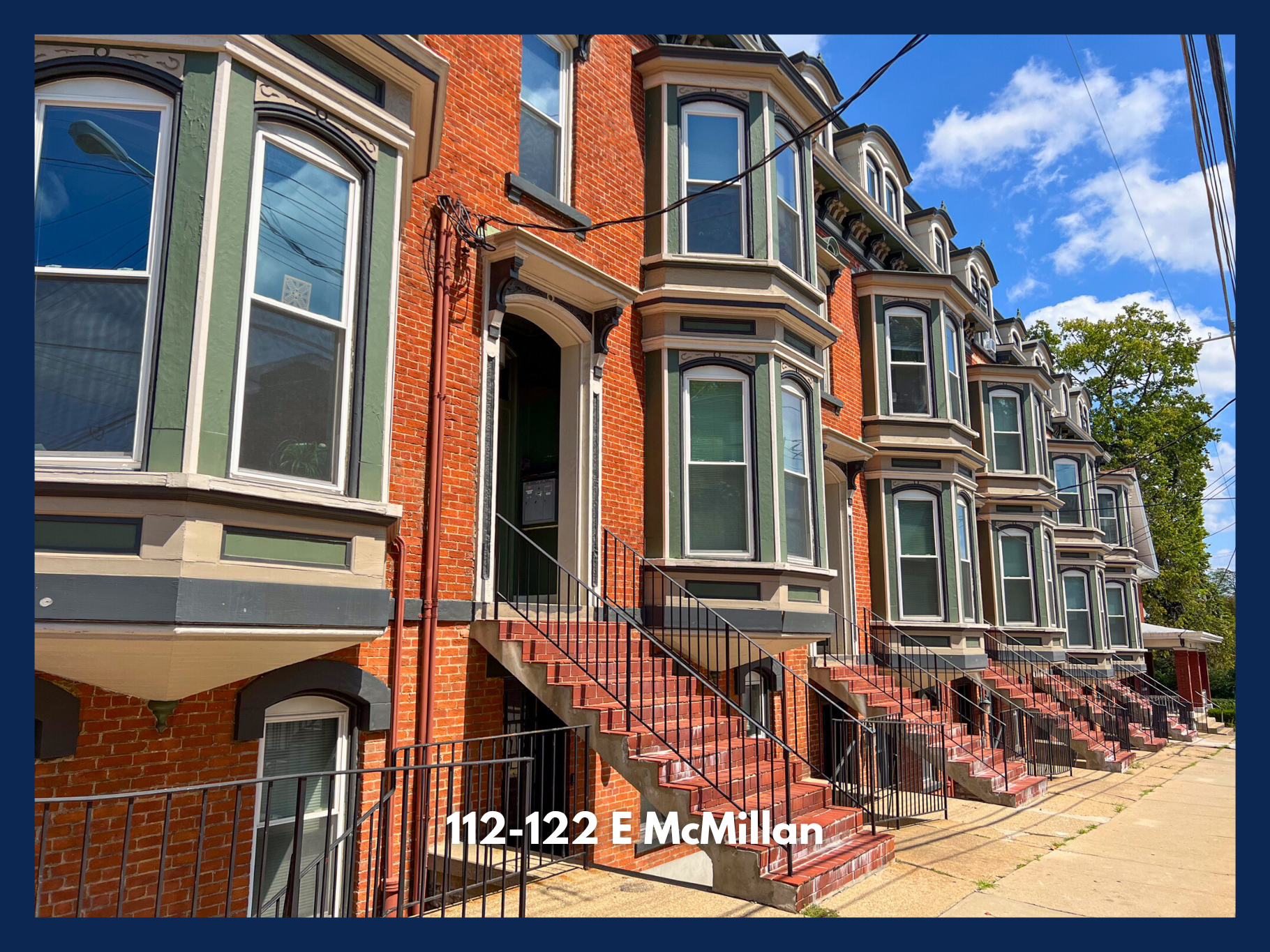 Exterior view of 112-122 E McMillan