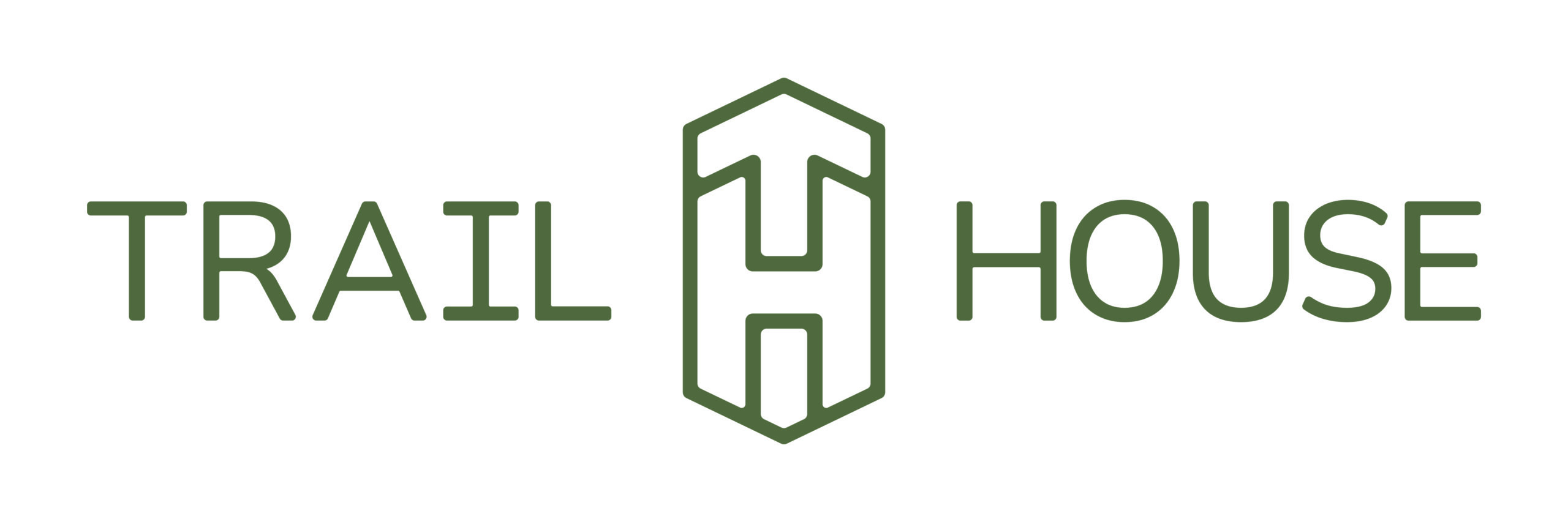 Trail House green logo for Apartments in Norwood, OH.